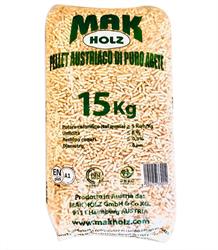 Pellets Mak Holz 100% abete da Kg.15